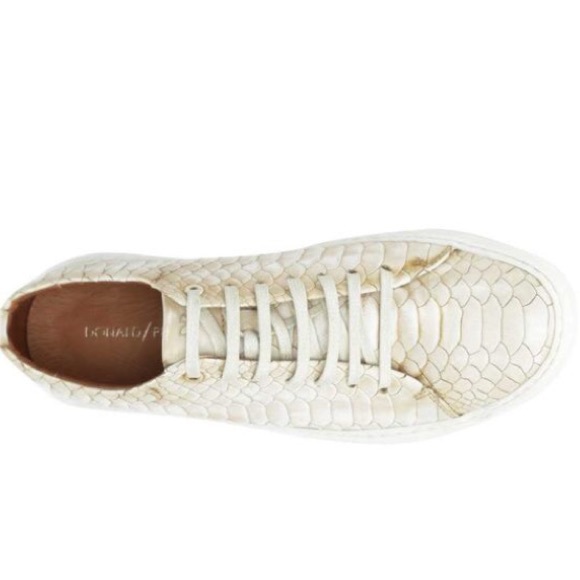 Donald/Pliner Other - Donald/Pliner Rand Vintage Python Leather Sneaker